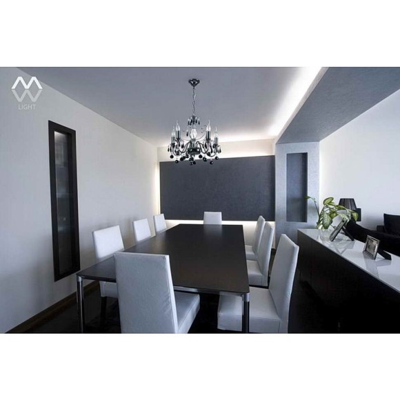 Люстра подвесная с хрусталём Барселона MW-Light 313010105