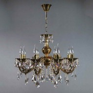 Подвесная люстра Ambiente Aria 8818/8 PB Tear drop Подвесная люстра Ambiente Aria 8818/8 PB Tear drop