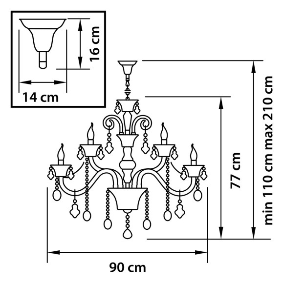 lightstar 710152 Чертёж