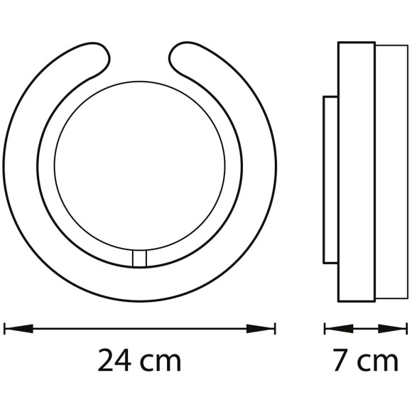 Светильник настенный Lightstar Unitario 763646