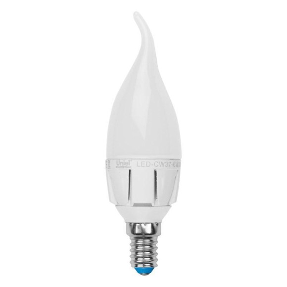 Лампа светодиодная диммируемая (08692) E14 6W 4500K матовая LED-CW37-6W/NW/E14/FR/DIM
