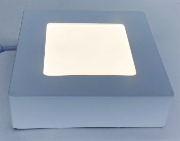 Светильник светодиодный,квадратный белый 702SQ-18W-6000-Wh ELVAN Светильник светодиодный,квадратный белый 702SQ-18W-6000-Wh ELVAN