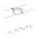 50107 Струнный светильник Smart WS BLE RoundMac 4x4W Ws-m