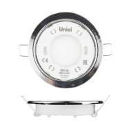 Встраиваемый светильник (UL-00005052) Uniel GX53/H2 Chrome 10 Prom Встраиваемый светильник (UL-00005052) Uniel GX53/H2 Chrome 10 Prom