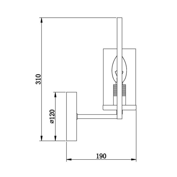 Бра Vele Luce Oliver VL1462W01 Бра Vele Luce Oliver VL1462W01