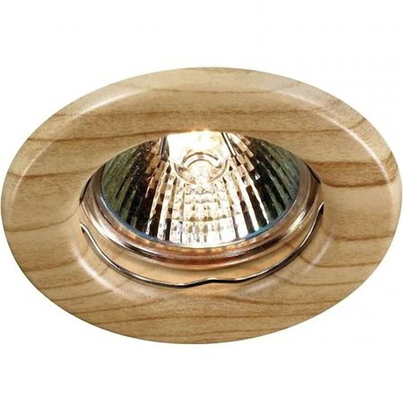 Встраиваемый неповоротный светильник Wood 369713 Novotech