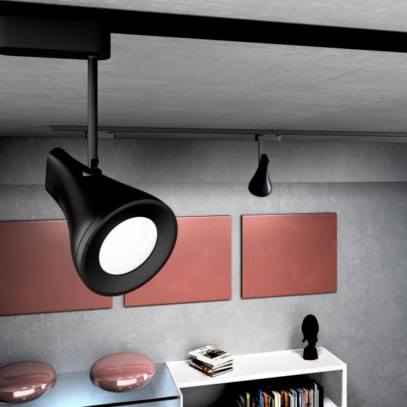 Трековый светодиодный светильник для однофазного шинопровода Hardi Черный 9W 4200K LTB18 Elektrostandard Трековый светодиодный светильник для однофазного шинопровода Hardi Черный 9W 4200K LTB18 Elektrostandard