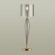 4850/1T STANDING ODL_EX21 дымчатый/золото/стекло Высокая Лампа E27 1*60W TOWER