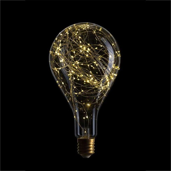 Лампа светодиодная филаментная E40 4,5W 2600K прозрачная 057-028