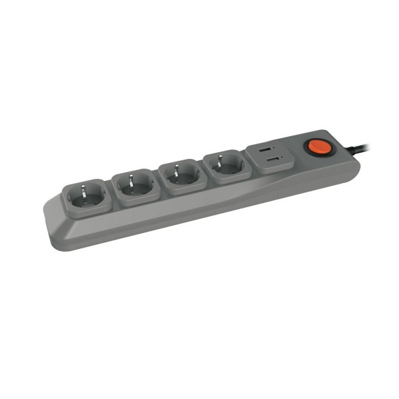 Cетевой фильтр (UL-00001755) Uniel 5гн х 3м с/з Lux S-GSL5-3 Grey Cетевой фильтр (UL-00001755) Uniel 5гн х 3м с/з Lux S-GSL5-3 Grey