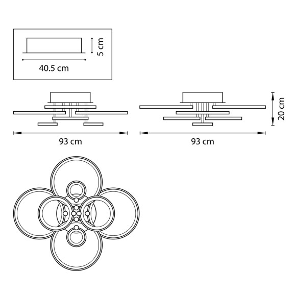lightstar 749092 Чертёж