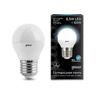 Лампа Gauss LED Globe 6.5W 4100K E27