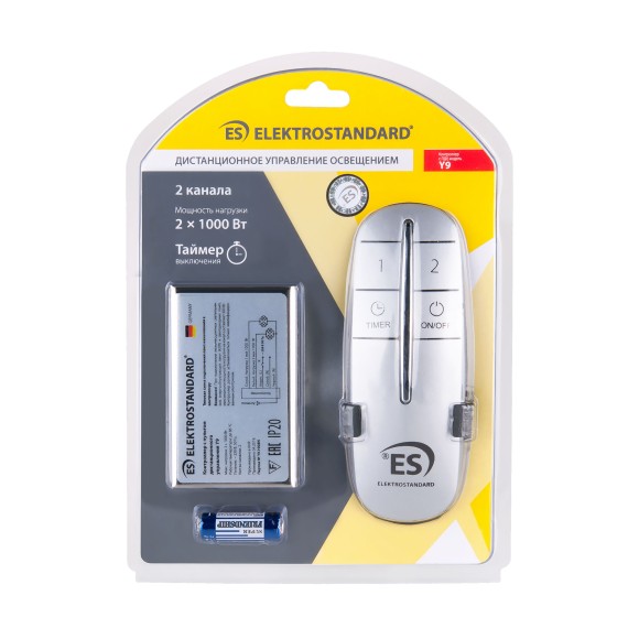 2-канальный контроллер для дистанционного управления освещением Y9 Elektrostandard