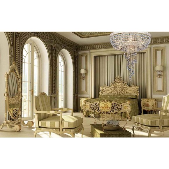 Люстра с хрусталем 3637/7 белый с золотом / прозрачный хрусталь Люстра с хрусталем 3637/7 белый с золотом / прозрачный хрусталь