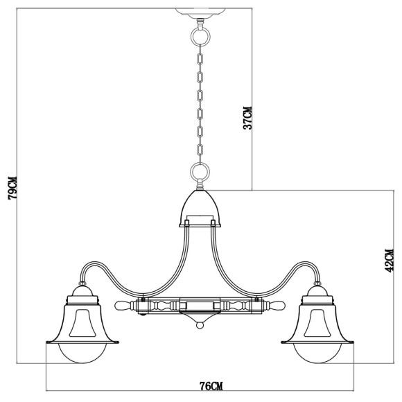 Люстра Timone a7006lm-6ab Arte Lamp картинка 3