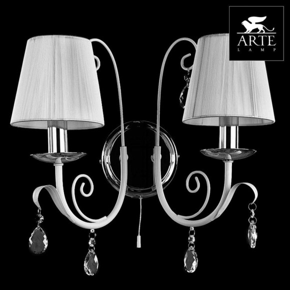 Бра Romana Snow a1743ap-2wh Arte Lamp Бра Romana Snow a1743ap-2wh Arte Lamp