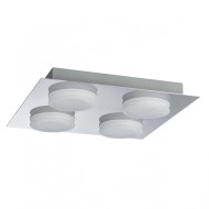Светильник потолочный Paulmann Doradus 250x250 4x4.7Вт 4x420Лм 3000К LED IP23 230В Хром Металл 70875 Светильник потолочный Paulmann Doradus 250x250 4x4.7Вт 4x420Лм 3000К LED IP23 230В Хром Металл 70875