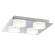 Светильник потолочный Paulmann Doradus 250x250 4x4.7Вт 4x420Лм 3000К LED IP23 230В Хром Металл 70875