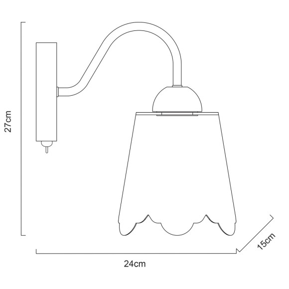 Бра Julia a2032ap-1wg Arte Lamp Бра Julia a2032ap-1wg Arte Lamp