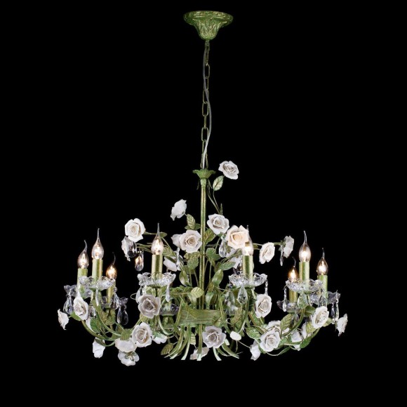 Подвесная люстра Lucia Tucci Fiori Di Rose 1770.10 Подвесная люстра Lucia Tucci Fiori Di Rose 1770.10