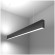Линейный светодиодный подвесной двусторонний светильник 103см 40Вт 6500К черная шагрень 101-200-40-103