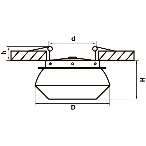 Светильник встраиваемый Lightstar Orbe 051209 Светильник встраиваемый Lightstar Orbe 051209