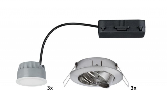 92835 Светильник - комплект Coin dim sat Ø LED 3x5,8 92835 Светильник - комплект Coin dim sat Ø LED 3x5,8