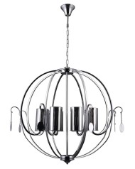 Подвесная люстра Lumien Hall Илис 3303/8H-CR-SNS-SY Подвесная люстра Lumien Hall Илис 3303/8H-CR-SNS-SY