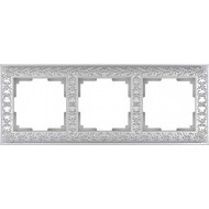 Рамка на 3 поста (жемчужный) Werkel WL07-Frame-03 Рамка на 3 поста (жемчужный) Werkel WL07-Frame-03