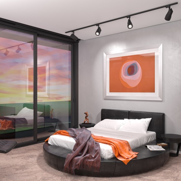 Трековый светодиодный светильник для трехфазного шинопровода Vista Черный 32W 3300K LTB15 Elektrostandard