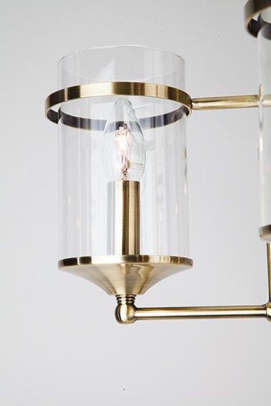 Подвесная люстра в стиле лофт 60040/5 античная бронза