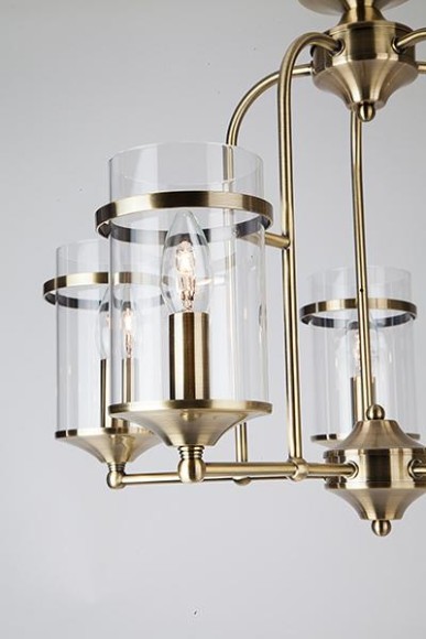 Подвесная люстра в стиле лофт 60040/5 античная бронза