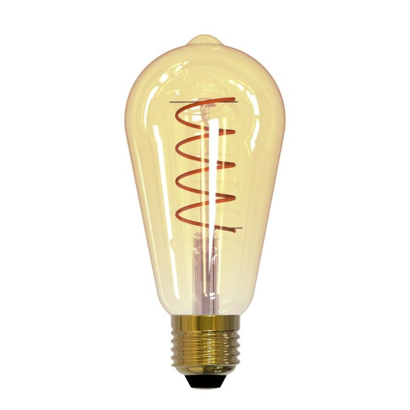 Лампа светодиодная (UL-00001819) E27 4W 2250K прозрачная LED-ST64-4W/GOLDEN/E27/CW GLV22GO
