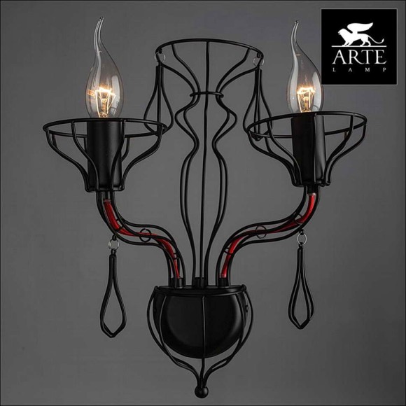 Бра Artefact a3225ap-2bk Arte Lamp