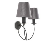 Настенный светильник myLiving Philips 2x28Вт Е14 230В Серый 45567/93/16