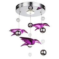Подвесная светодиодная люстра Globo Bird 56672-4D Подвесная светодиодная люстра Globo Bird 56672-4D
