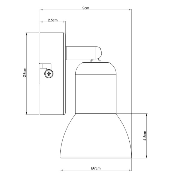 Спот Falena a3115ap-1ss Arte Lamp картинка 3