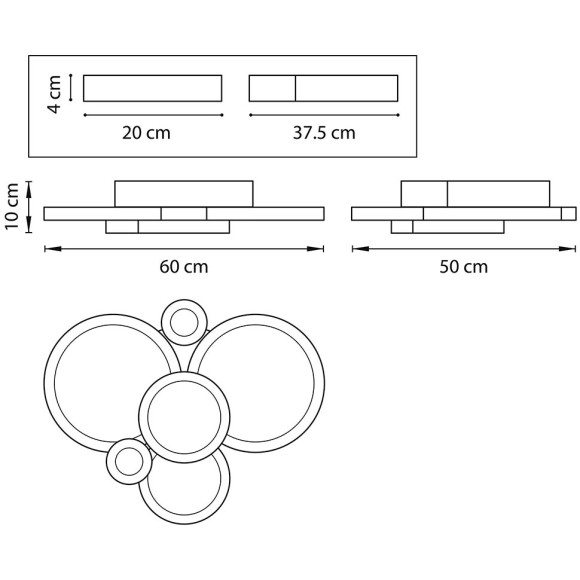 Люстра потолочная Lightstar Breve 749082