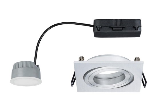 Светильник встраиваемый Paulmann LED Coin 7Вт 380лм 2700К IP23 230В Алюминий Димм. Поворотный 92838 