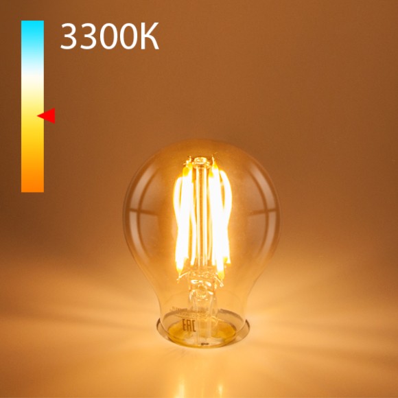 Филаментная светодиодная лампа А60 12W 3300K E27 BLE2710 Elektrostandard