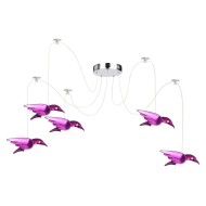 Подвесная светодиодная люстра Globo Bird 56672-5H Подвесная светодиодная люстра Globo Bird 56672-5H