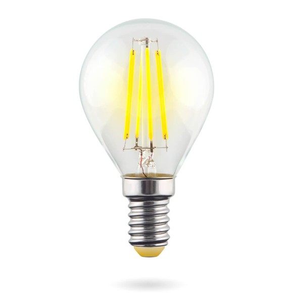 Лампа светодиодная E14 6W 2800К прозрачная VG10-G1E14warm6W-F 7021