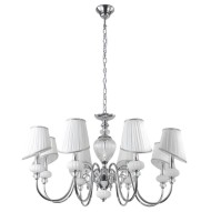 Подвесная люстра Crystal Lux Alma White SP-PL8 Подвесная люстра Crystal Lux Alma White SP-PL8
