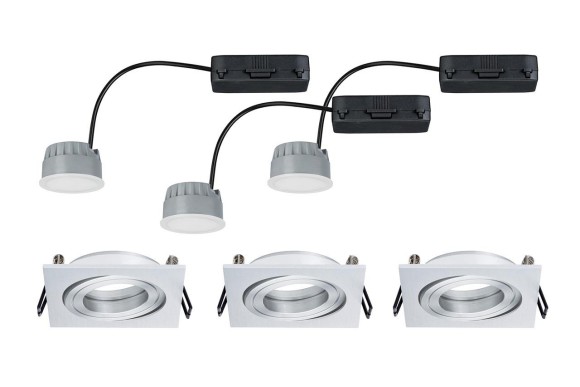 92839 Светильники - комплект Prem EBL Coin dim sat LED 3x7W, алюм 92839 Светильники - комплект Prem EBL Coin dim sat LED 3x7W, алюм