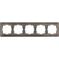 Рамка на 5 постов  (бронза) Werkel WL07-Frame-05 Рамка на 5 постов  (бронза) Werkel WL07-Frame-05