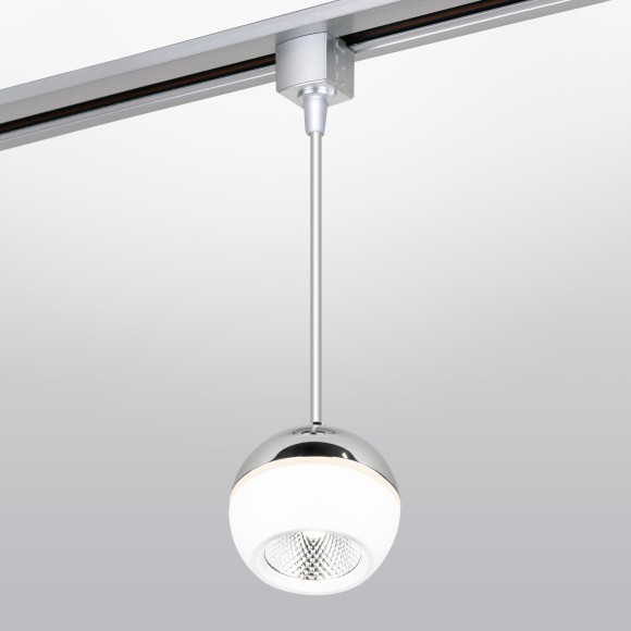 Коннектор для однофазного шинопровода серебро TRLM-1-CH Elektrostandard Коннектор для однофазного шинопровода серебро TRLM-1-CH Elektrostandard