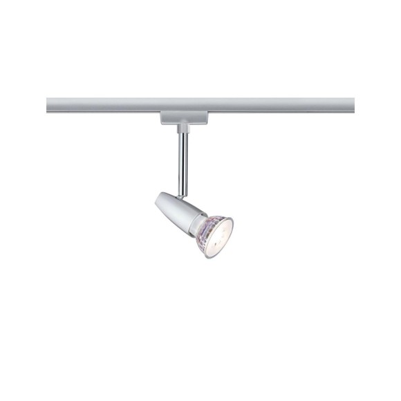 Светильник Barelli Paulmann Шинная система URail 230В макс. 10Вт GU10 Хром матовый Без ламп 95461