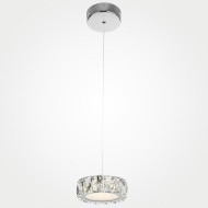 Светодиодный подвесной светильник с хрусталем 90048/1 хром