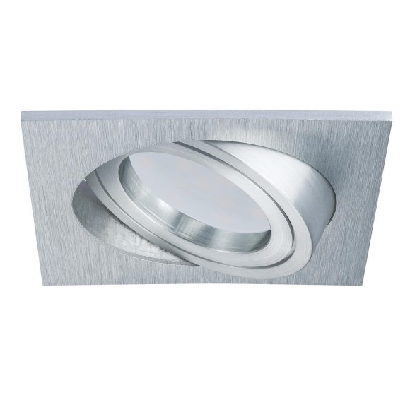 93986 Светильник Set Coin LED eck schw 3x6,8W Al-ged