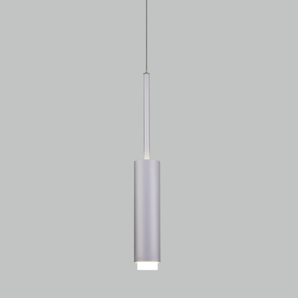 Подвесной светодиодный светильник 50203/1 LED матовое серебро